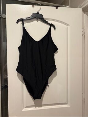 FREE in any bundle Classic Black One-Piece Swimsuit L 12/14